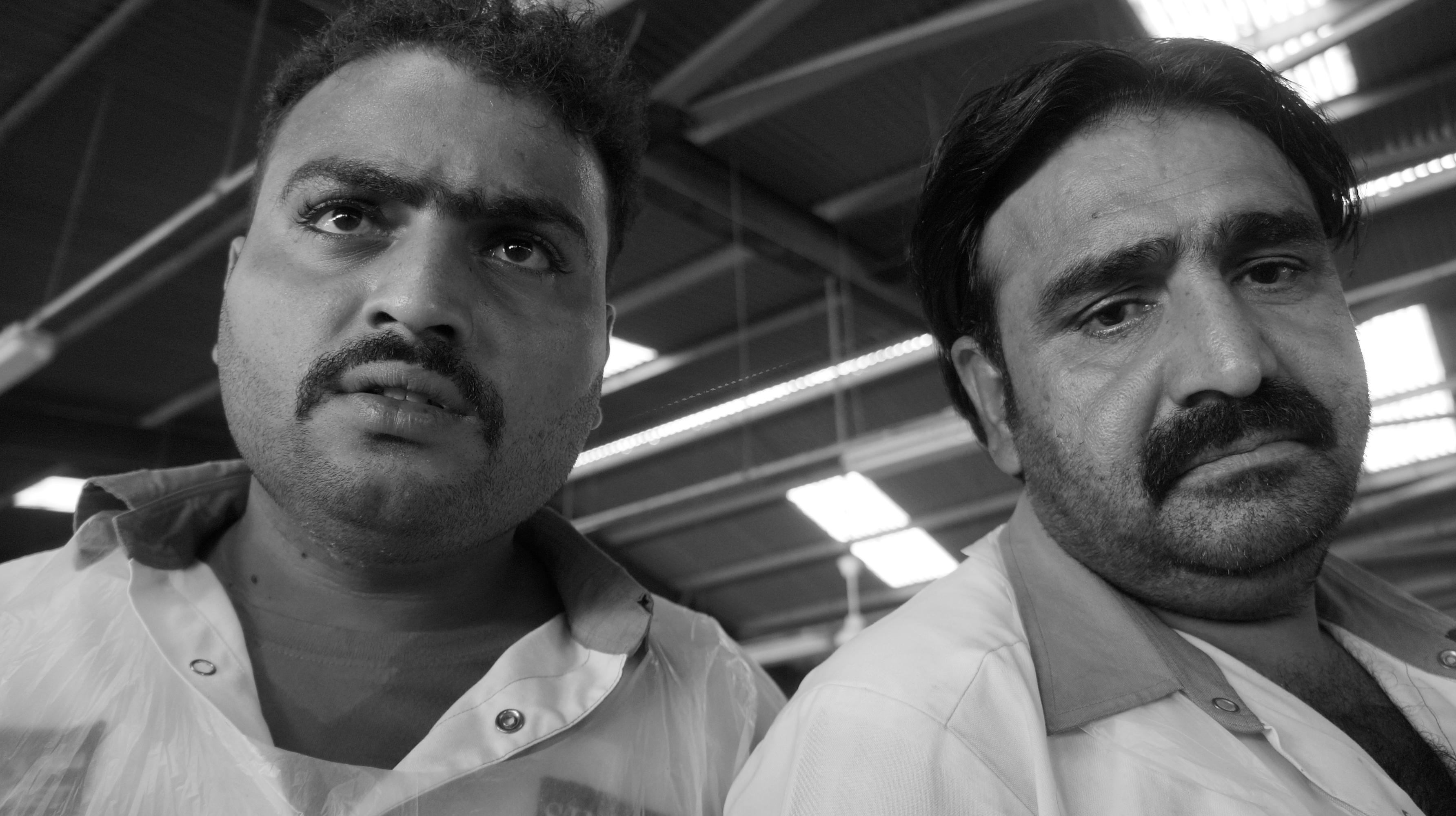 Biri Hintli Diğeri Pakistanlı İki Adamın Portresi